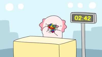How to solve a Rubik’s cube in 6 seconds (youtube credit: からめる)