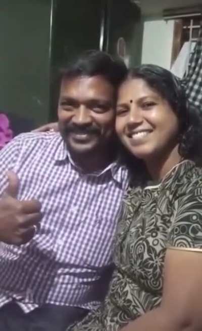 What a nice couple, taking a photo.