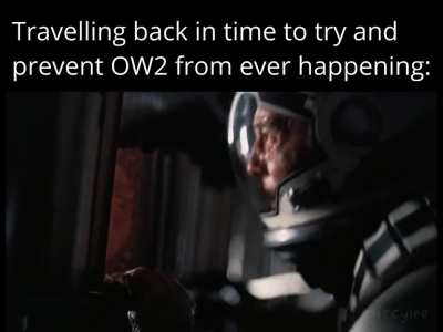 travelling back in time to try and prevent OW2
