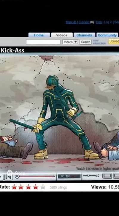 Kick-Ass viral video (Wannabe Superhero Fights Puerto Ricans)