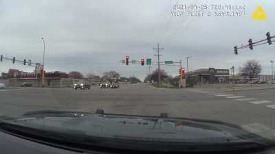 Subaru runs red light ... what could go wrong?