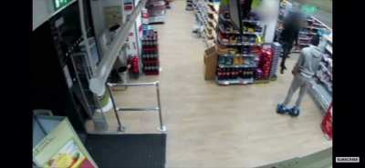Throwback to when “J Hus“ robbed some Lucozades on a hoverboard