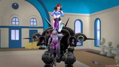 D.Va Hangs Widowmaker By Her Web... Her 𝑼𝒏𝒅𝒆𝒓<wbr>𝒘𝒆𝒃.