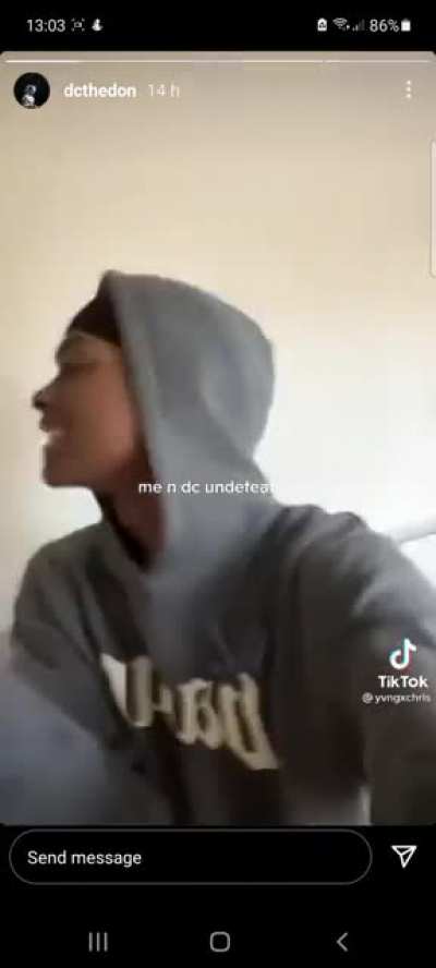 extended snippet of the dc x chris song