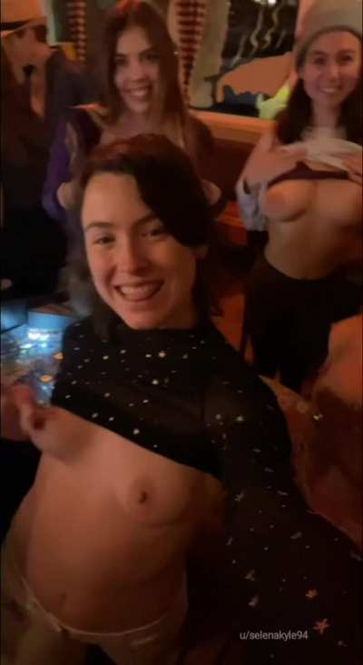 What's a Girl's Night Out without some Flashing