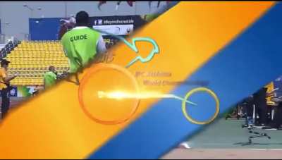 HMRB while i long jump blindfolded