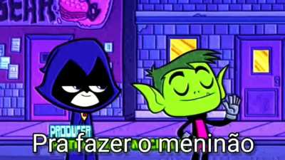 Jovens Titãs em ação fora de contexto