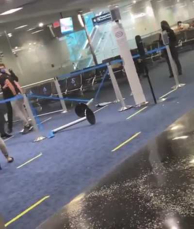 Florida man throws a tantrum at the airport