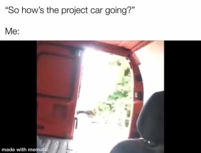 Project car goes wrong moments