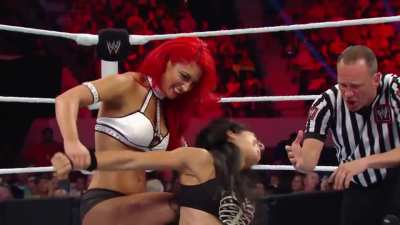 Eva stretches AJ and asks if she likes it!