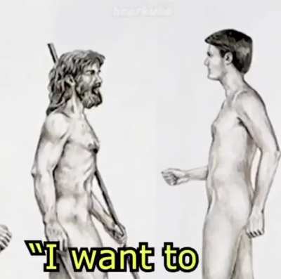 go back i want to be monke!