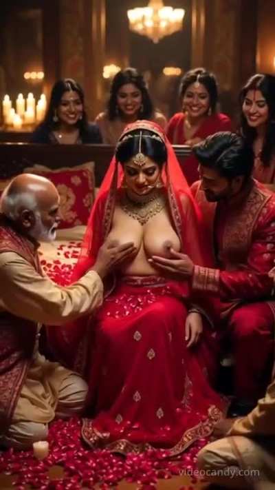 Preparing Shy Bride for Suhagrat!!!