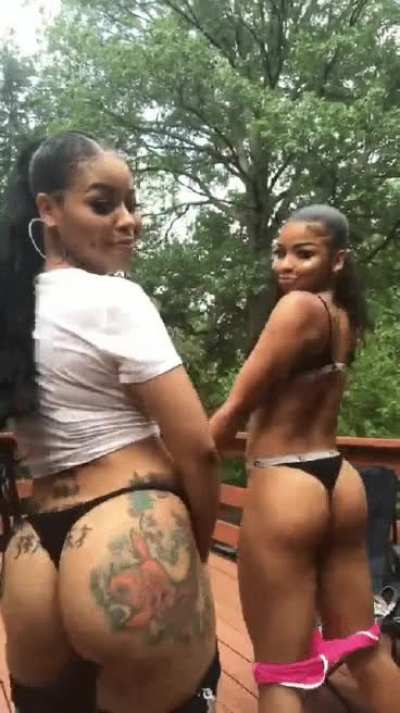 I really wanna run through her and her sis