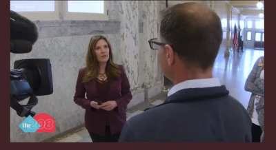 Idaho Ltd governor runs away from interview after being called out for speaking at antisemite / white supremacists conference