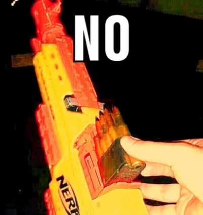 That's one way to win a nerf battle