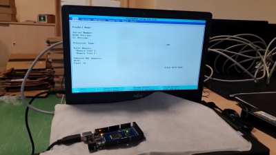 Had to set BIOS settings on a lot of notebooks at work so I automated the process a little bit