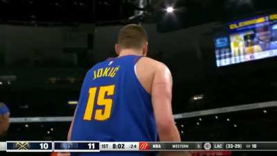[Highlight] Nikola Jokic's battle scars on full display as he argues with the referee