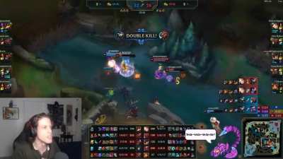 LCS Caster CaptainFlowers gets hyped