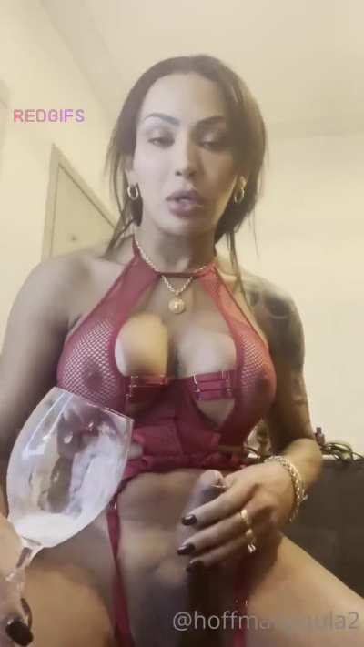 Masturbating