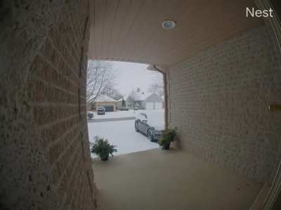 My brother heard a knock at his door with nobody there.