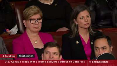 Democrats point to Elon sitting in the gallery after Trump says 
