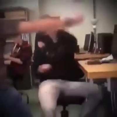 Kids Reaction to his own strength