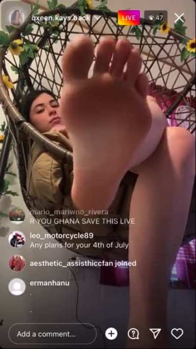 @qxee<wbr>n.kay<wbr>s.bac<wbr>k / @angel.ic_k was live from Wednesday!!
