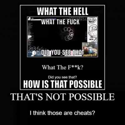 DID YOU SEE THAT?