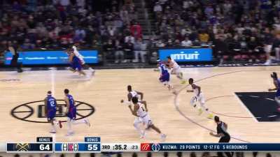 [Highlight] Facu Campazzo strips the ball from Marcus Morris then draws the foul on him