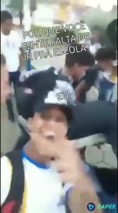 Eu na escola