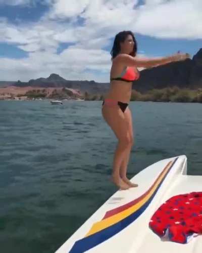 HMC as I flip into the water.
