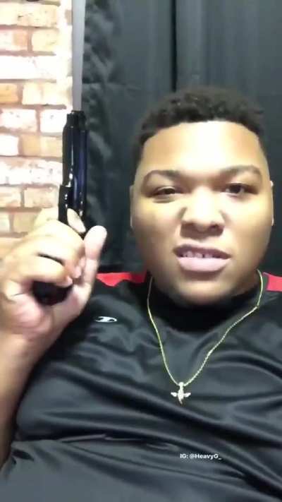 Tryin to be gangsta goes wrong