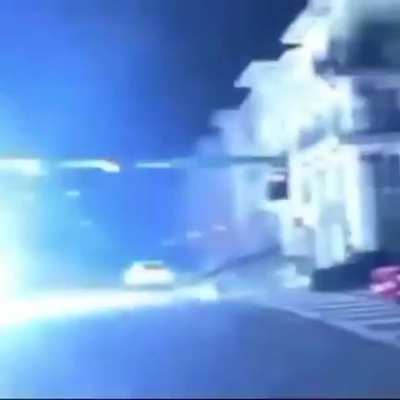 Driting on a road