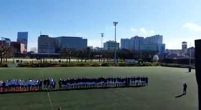 For the first time the European anthem is played at a sports match (European rugby team). A federal Europe would dominate most sports