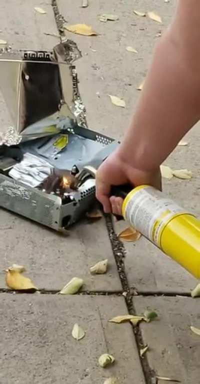 burning a console