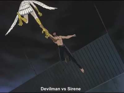 Devilman vs Sirene [Devilman: The Demon Bird]