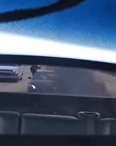 Get yo ass back inside!