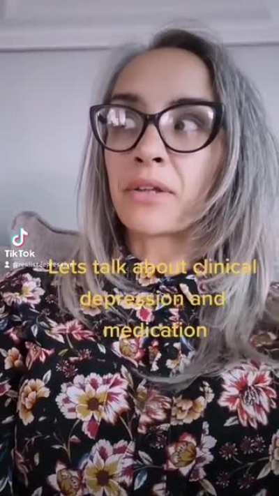 Clinical depression and medication, new series and talk up. I'm trying to raise awareness so people are able to better care/understand this illness.