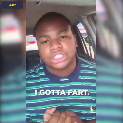 Sassy black man preaches