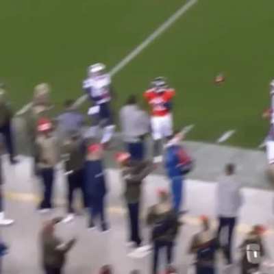 When you have a great spot at the game but you don't watch it.
