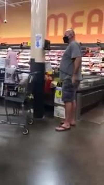 Gas leak in aisle 3