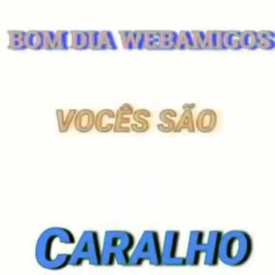 Bom dia meus webcoleguinhas 🤗
