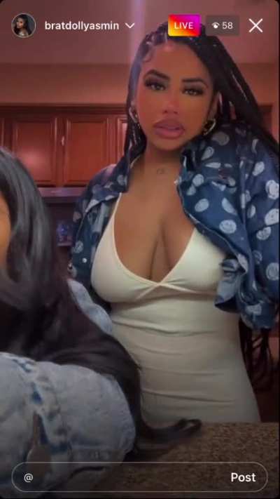Yasmine went live