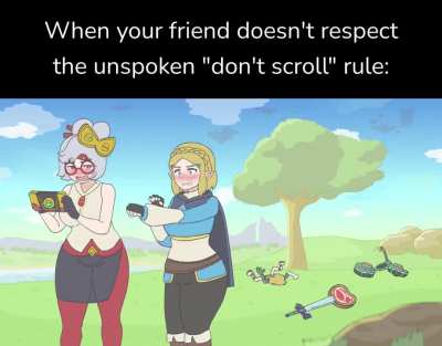 Never swipe