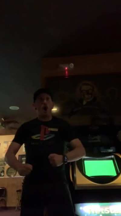 It was dead in my bar, so…