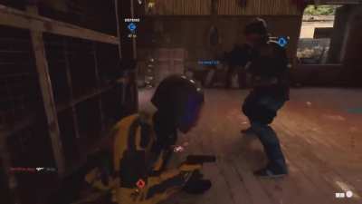 What would actually happen if somene did the BP finisher. 💀🔫👌