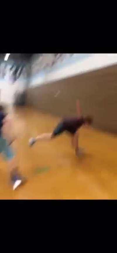 Kid gets crossed over