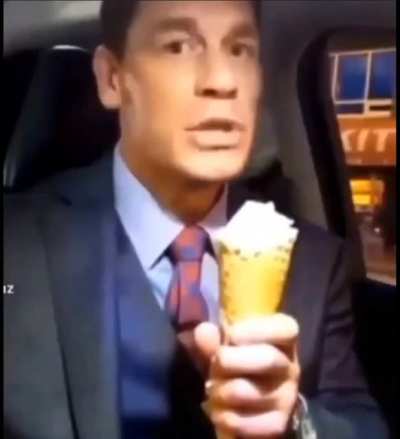 CCP Mouth piece enjoys an ice cream