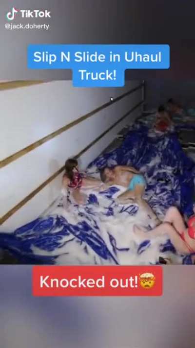 HMFT after I go ride the U-HAUL SLIP-n-SLIDE