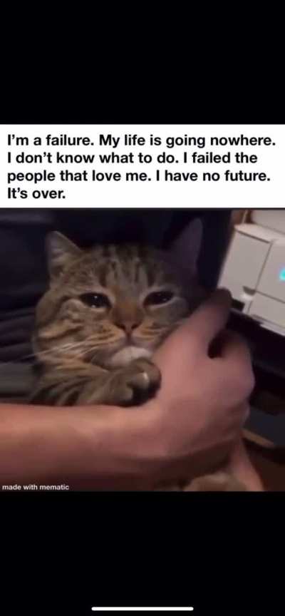 It’s over.